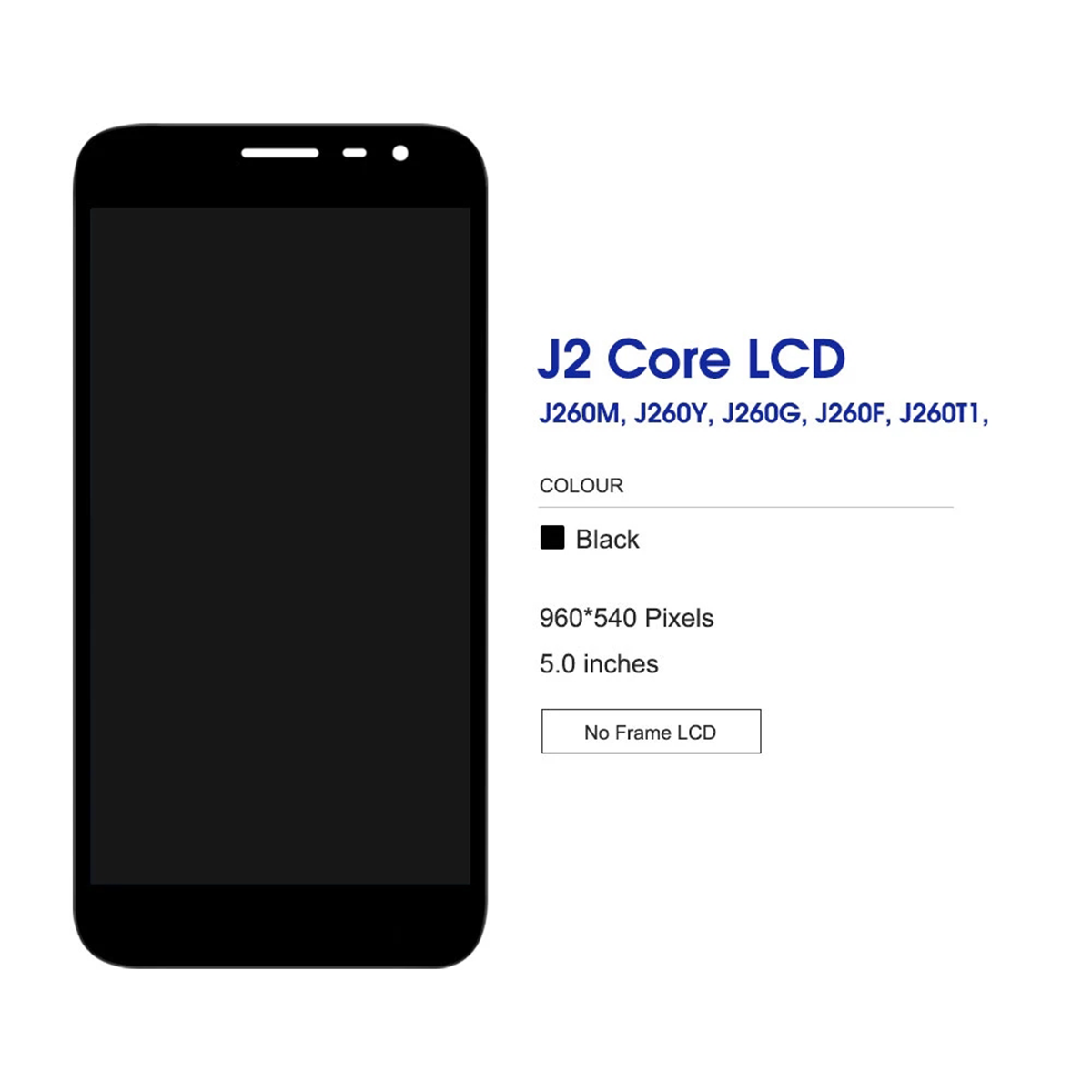LCD For Samsung Galaxy J2 Core J260 SM-J260M J260Y J260G Display Touch Screen Digitizer Assembly Replacement Parts. 