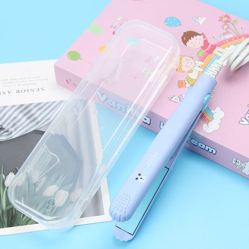 Mini Hair Straightener Curling Bar Straight Roll 2 in 1 Splint Perm. 