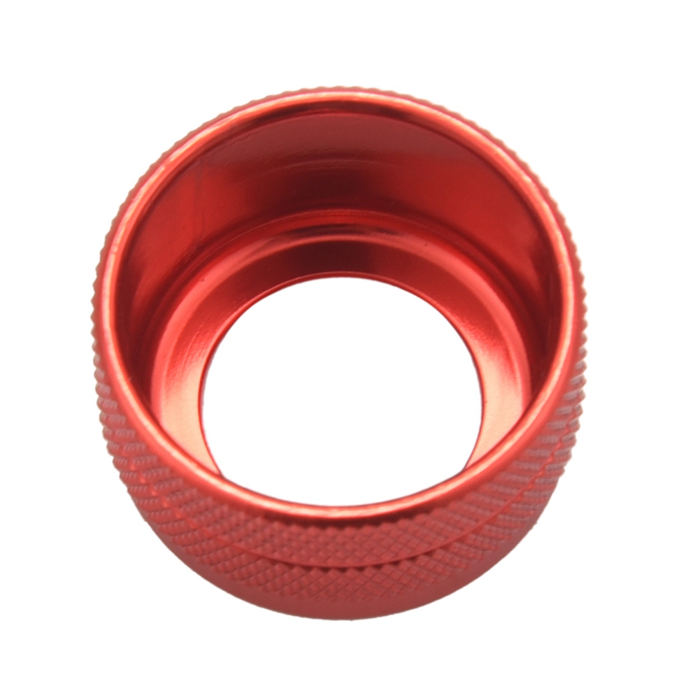 AC Climate Control and Radio Volume Knob Ring Covers for 1 2 3 3GT 4 Series (F20 F22 F30 F31 F32) 6Pcs Red. 