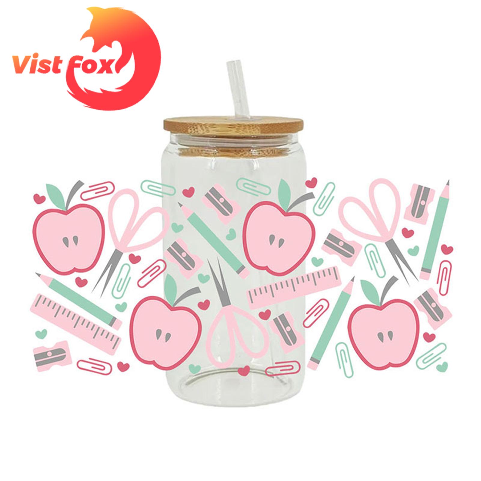 Peel Stick Transfer Stickers Waterproof 3d Transfer Stickers for Glass Cups Clear Pattern Scratch-proof Decals Southeast Asian Buyers' Choice Uv Dtf Transfer Stickers. 
