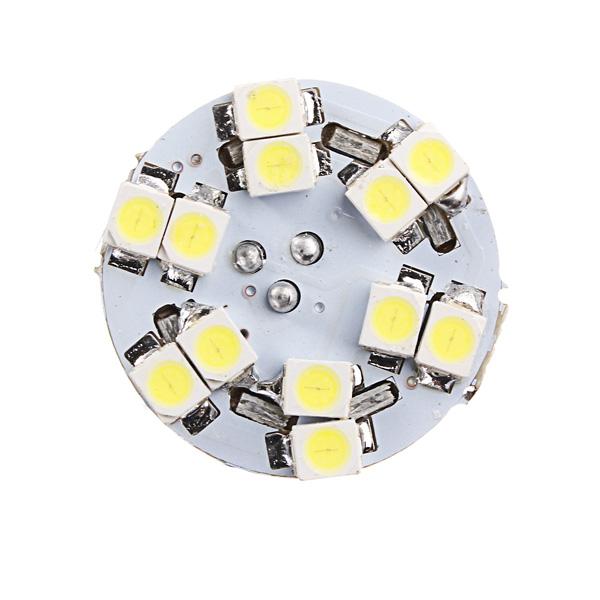 5PCS Xenon White Furniture 3157 60-SMD LED Tail Brake Stop Light bulbs - gold. 