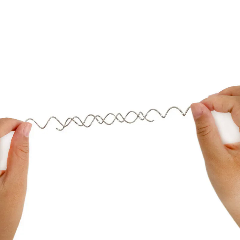 Fun magic props infinite loop magic trick Magic Wire puzzle spiral illusion metal spring magic ring ADHD anti stress toy gift. 