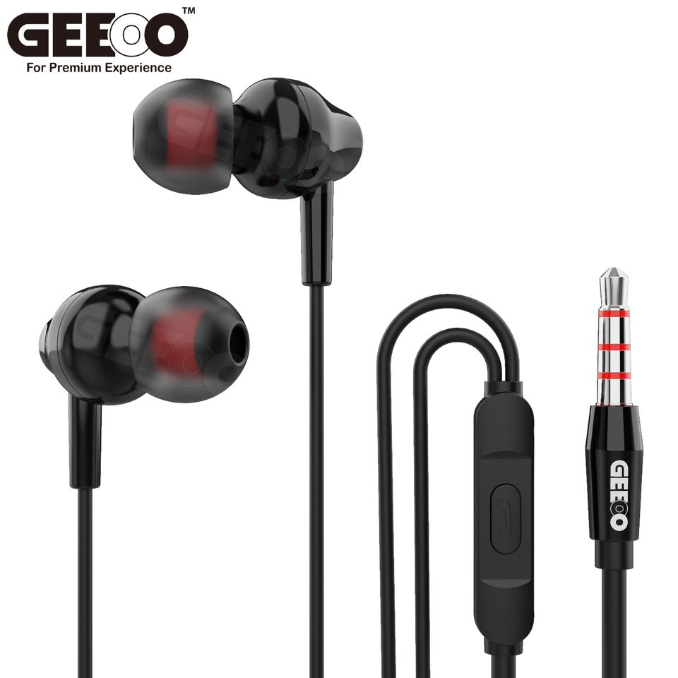 Geeoo X10 In-Ear Earphone With 3.5mm Wired Connection. 