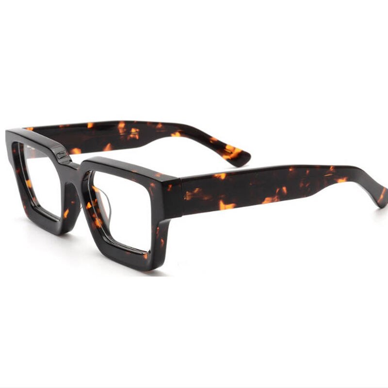 Top Quality Acetate Frame Eyewear Frame Vintage Square Brand Design Eyeglasses. 