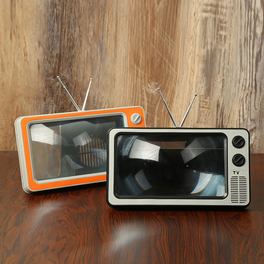 12" Retro TV Amplifier Phone Screen Magnifier Mobile Phone Magnifying Screen Smartphone Screen Magnifier For All Smartphones . 