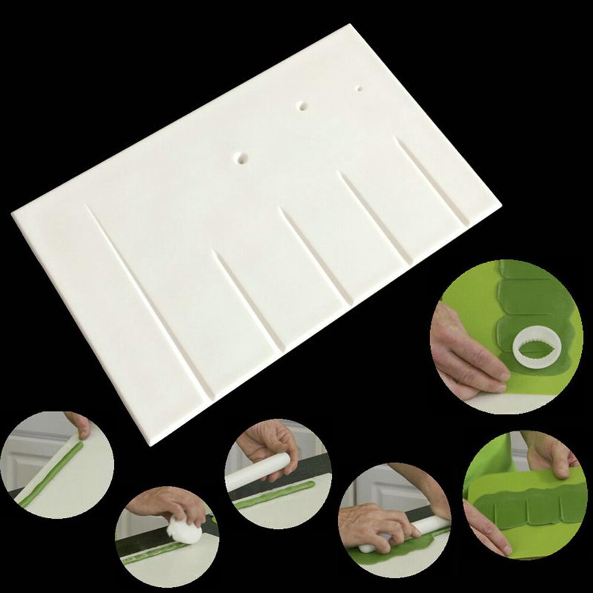 【happy one】1PCS Multi-Functional Form Leaf Texture Clamp Molds Flower Petal Mold Cake Decorating Tool