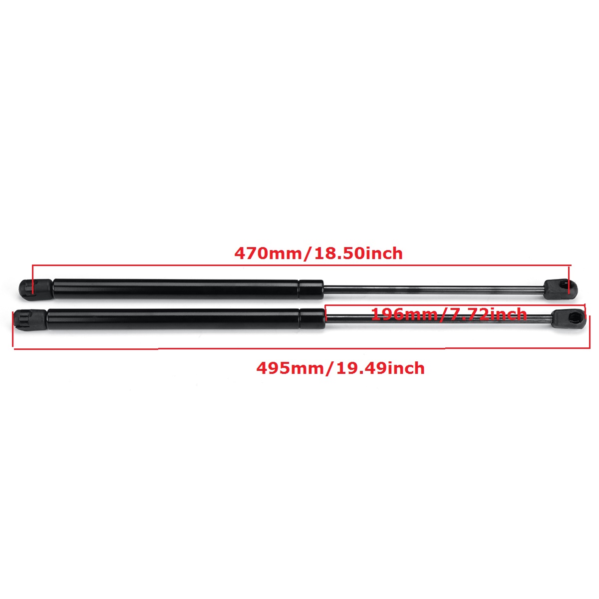 2 x NEW Gas Trunkt Gas Struts Rear Tailgate Boo suit For Toyota Corolla HATCH BACK 2002 to 2007 Conquest Ascent MA. 