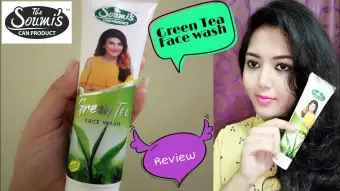 soumis green tea face wash