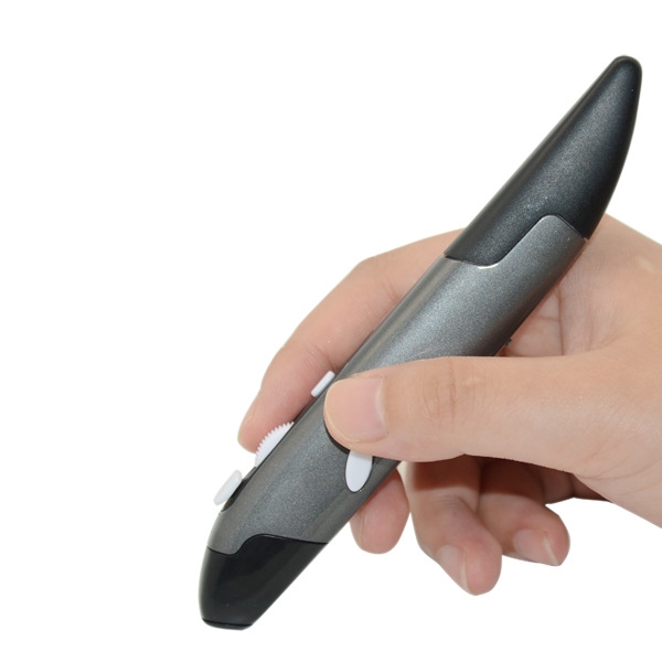 PR-03 2.4G USB Receiver Adjustable 1600 DPI Wireless Optical Pen Mouse for Computer PC Laptop Drawing Teaching. 