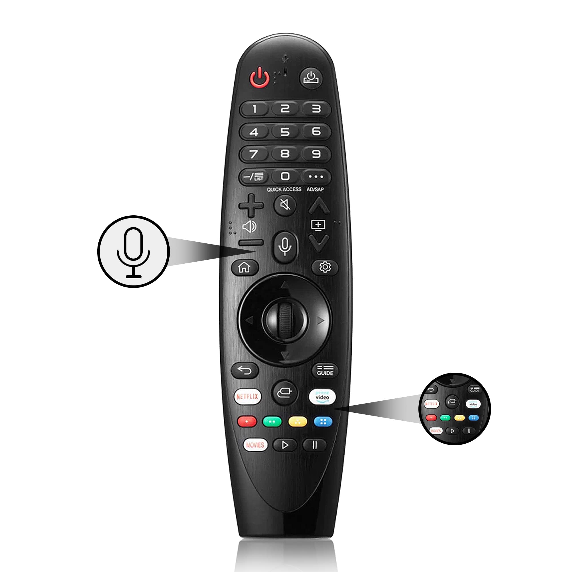 LG AN-MR19/20BA Magic Remote Control Orginal Remote With Mouse Curson And Voice. 