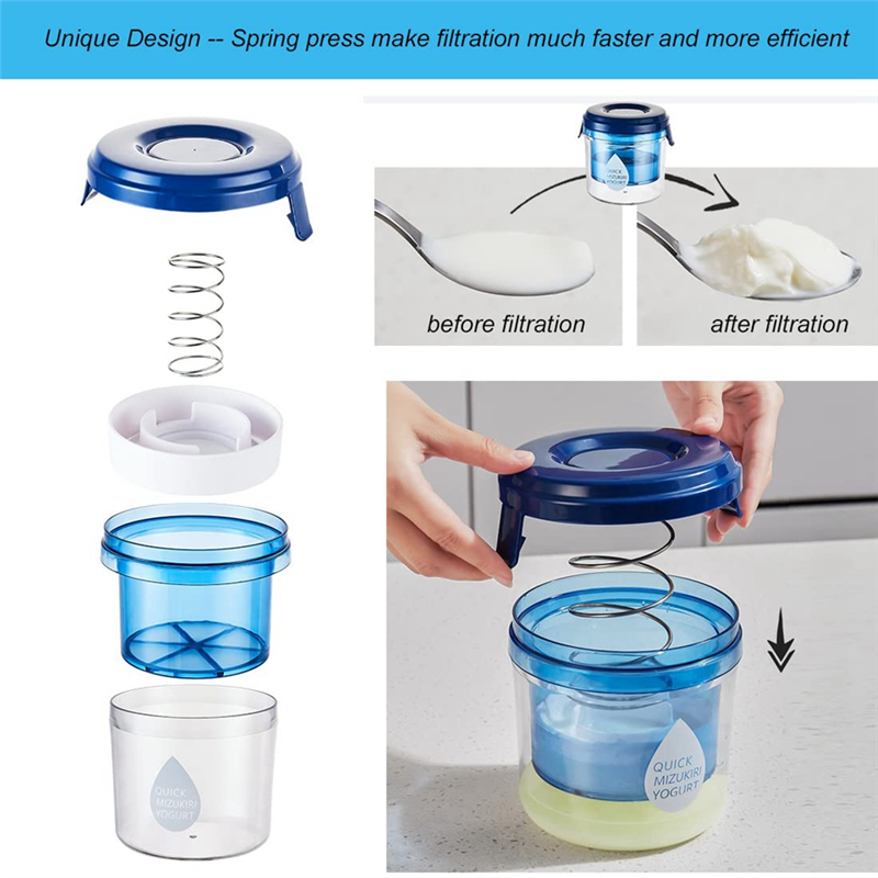 Greek Yogurt Strainer Maker Curd Maker Strainer Maker Yogurt Cheese Maker Machine - Juice Food Nut Milk Strainer Filter - Curd Maker. 