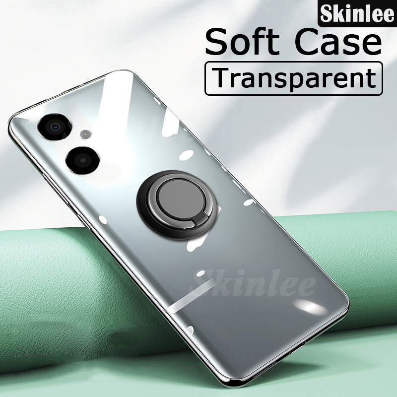 Phone case For Samsung Galaxy A05 Back cover Ring Holder Phone Case Ultra Thin Transparent Car Navigation Silicone Clear Cases For Samsung A05 Cover cases