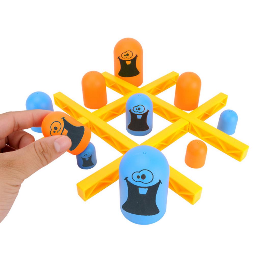 Stacking Cups - Big Eat Small Tic-Tac-Toe Game - Fun Puzzle Game Toy - Parent-child Interactive Table Toy For 5  Years Old. 