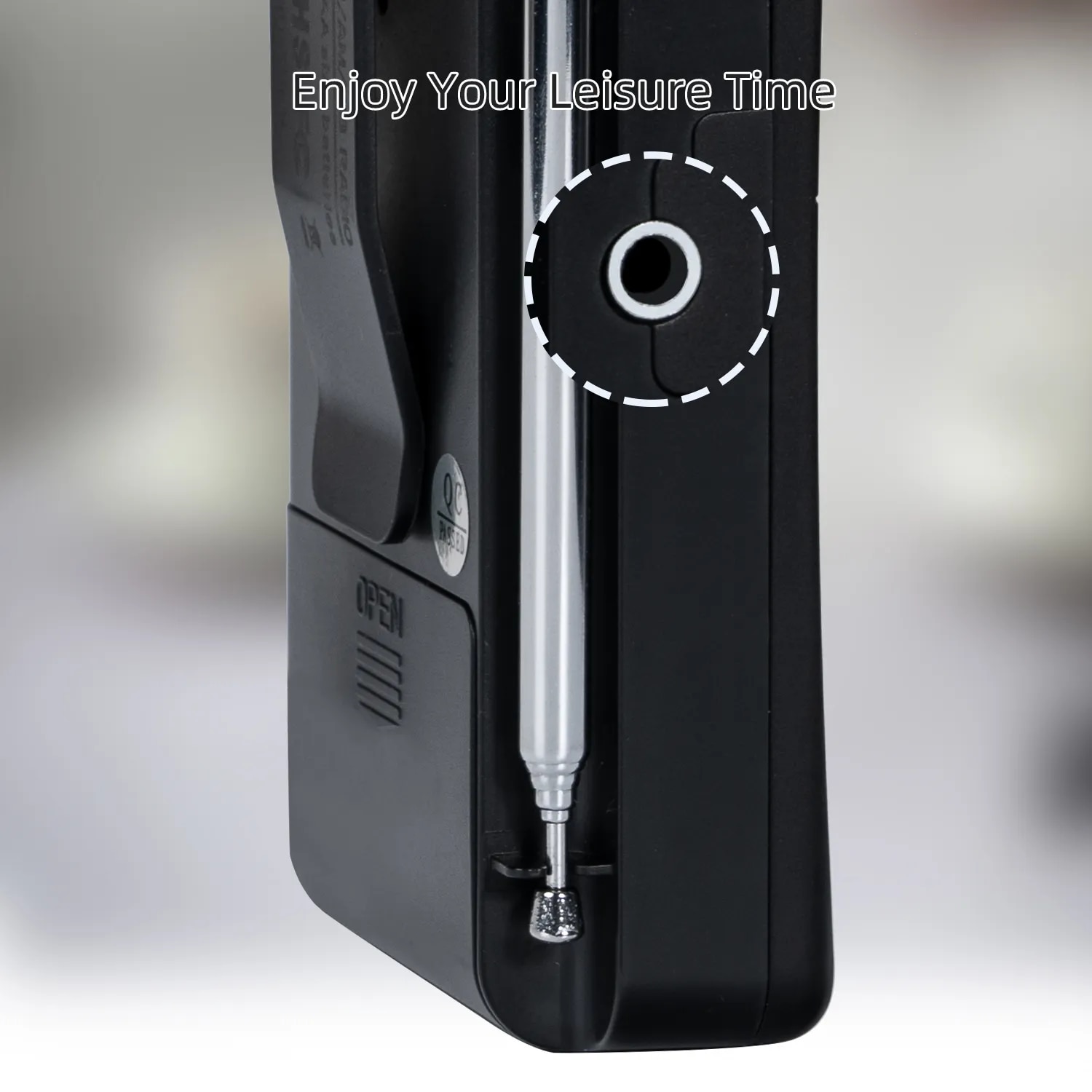 PRUNUS J-166 Pocket Portable Mini Radio FM/AM Digital Tuning Radio receiver FM87-108MHz MP3 Music Player Radios for AA batteries. 