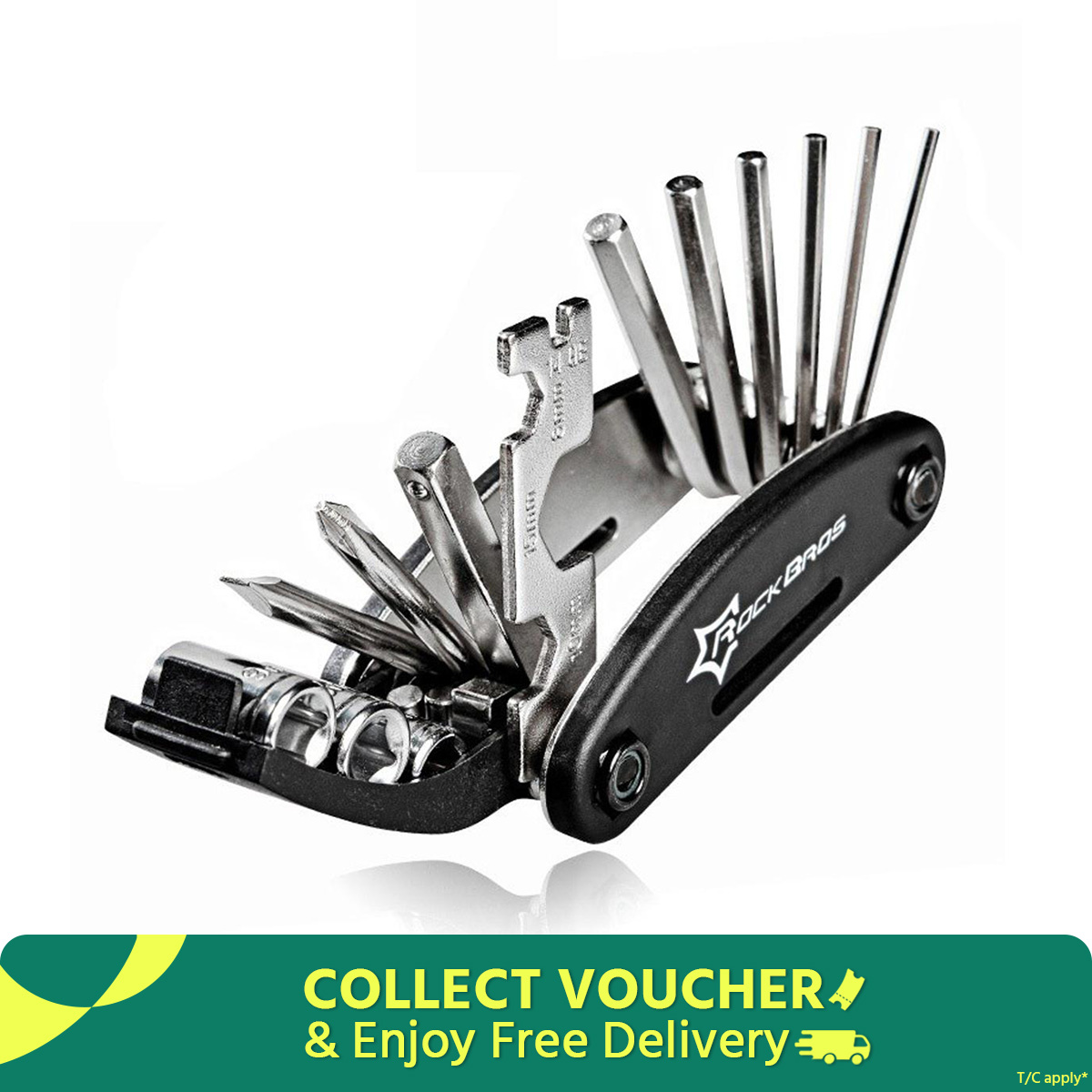 Bicycle Tool 16 in-1 Multi function Allen key set bicycle machine Repair Tool
