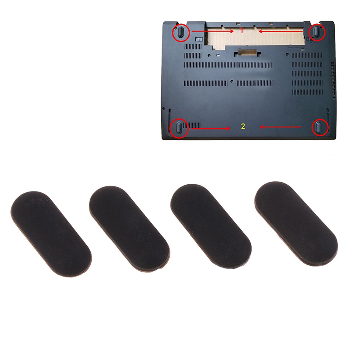 4pcs/set Laptop Rubber Feet For Lenovo Thinkpad t470 t480 Bottom Shell Foot Pad a475 a485 D Foot Pad Non-Slip Pad