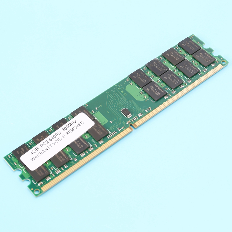 4GB DDR2 Ram Memory 800Mhz 1.8V 240Pin PC2 6400 Support Dual Channel. 