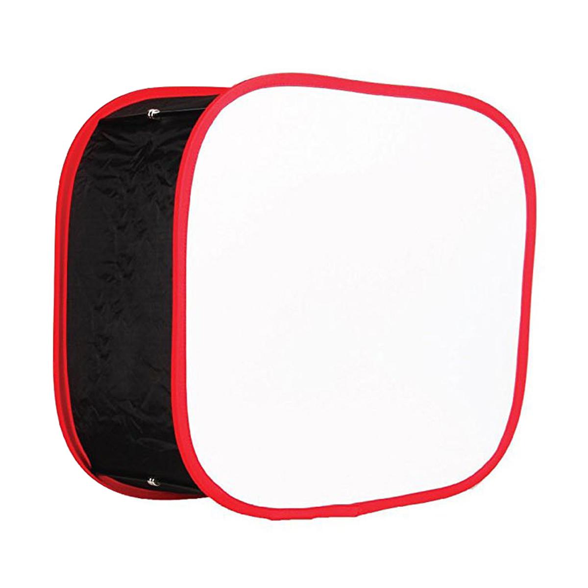 Portable Foldable LED Light Diffuser Soft Box Flash Speedlight Bounce Head Softbox for Photography Video Product Shooting with Carrying Bag