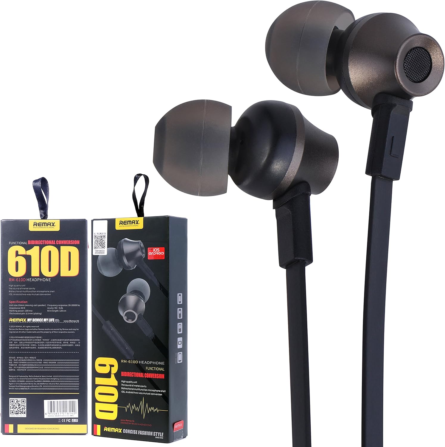 REMAX VL-610D Headphone with Microphone Shell iOS, Android | Daraz.com.bd