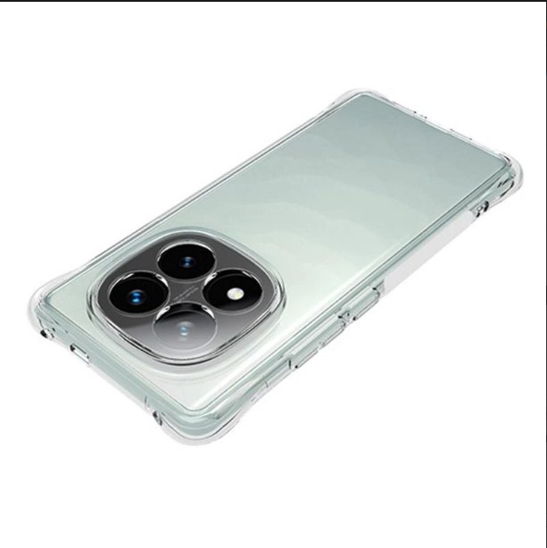 Redmi Note 14 Pro / Redmi Note 14 Pro Plus 5G | Compatible for Mi Redmi Note 14 Pro Plus 5G / Redmi Note 14 Pro Back Case Cover | Case Cover with Camera Protection | (TPU + PC | Transparent). 