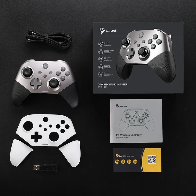 EasySMX X10 Wireless Joystick Controller, Mechanical Gamepad for PC, iOS, Android Phone, Steam, Nintendo Switch, Smart TV. 