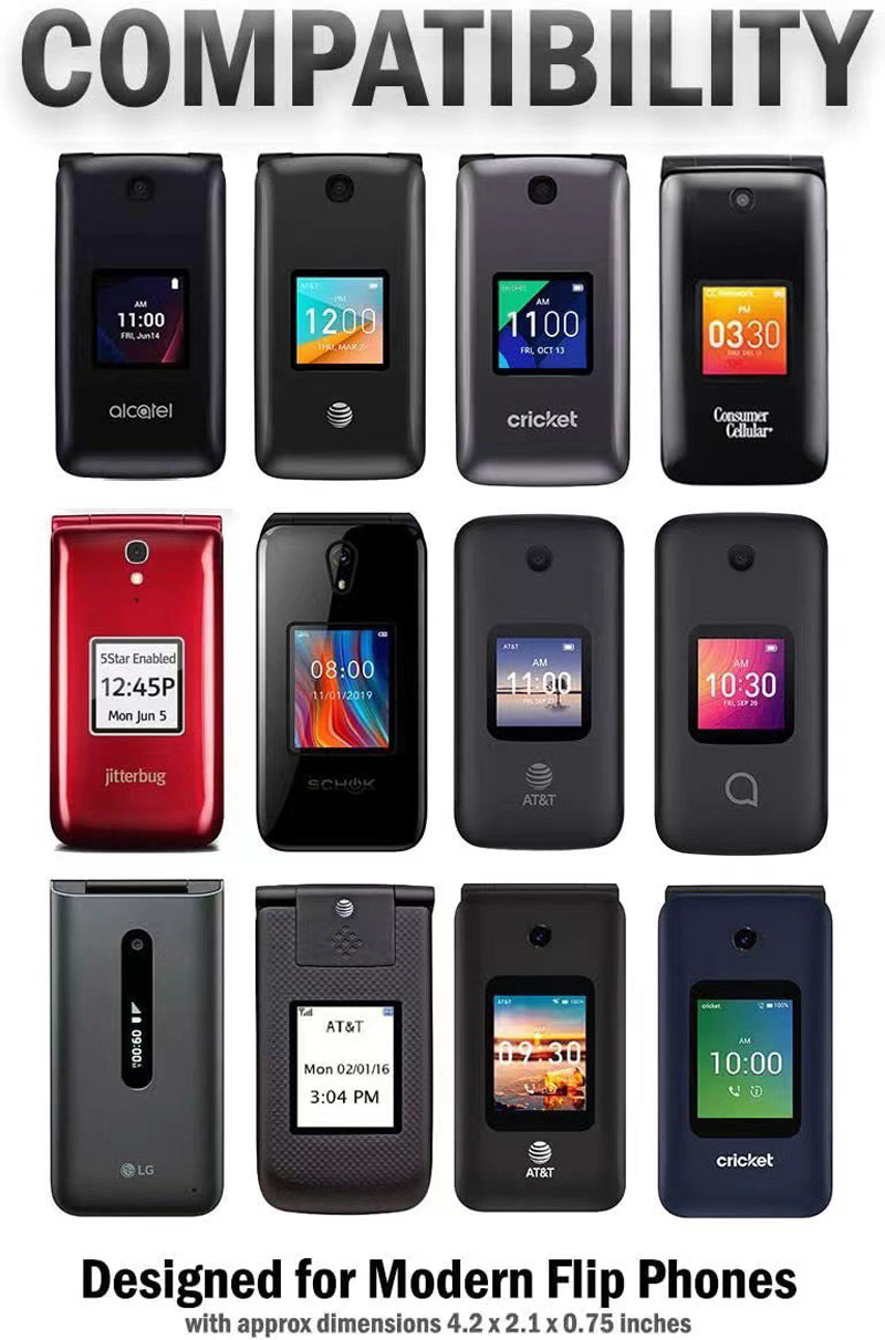 For Nokia 2760 2720 Flip Leather Case Phone Pouch For Alcatel Go Flip V/4/3Flip Belt Clip Waist Bag Universal. 