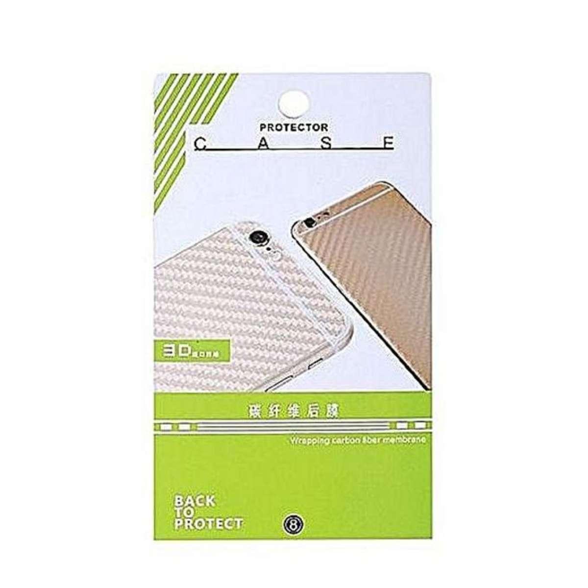 Transparent carbon fiber back poly for Samsung_A30. 