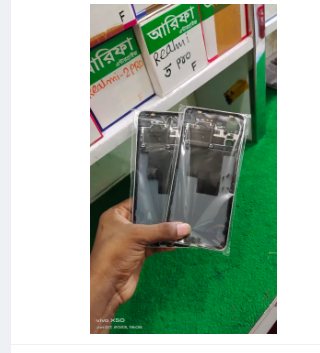 Replacement Backshell Panel + midel frame for Realme C33 Battery Back Door Back panel