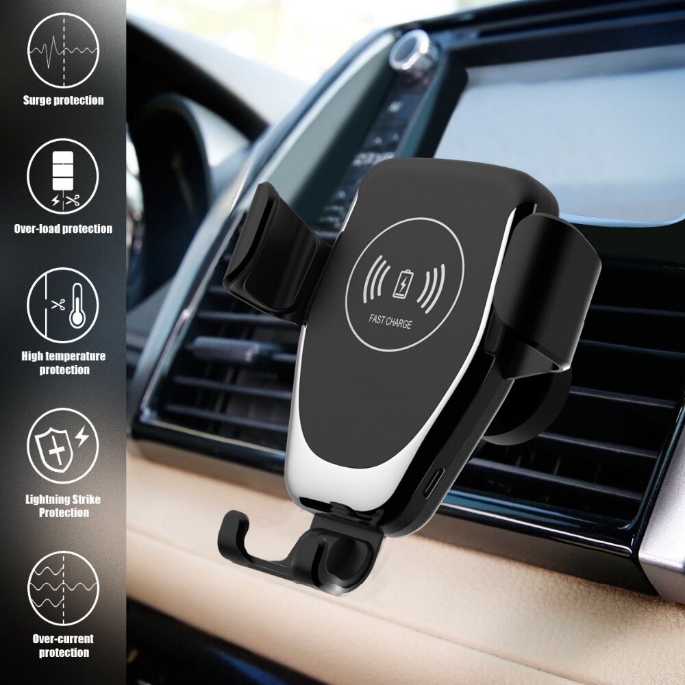 Wireless Car Charger Gravity Stand For Samsung S10 S10e Note 10 9 10W Fast Charging Holder For iPhone 11 X XS MAX XR 8 BQ. 