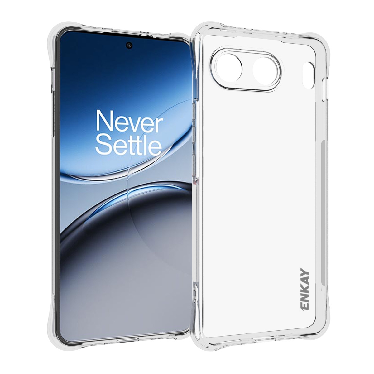 New- ENKAY Hat-Prince Transparent TPU Shockproof Phone Case For OnePlus Nord 4