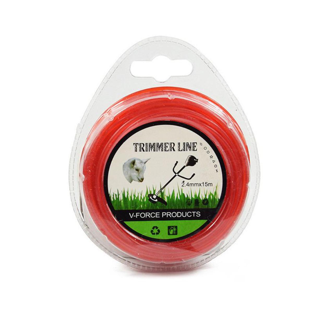 PCF* 2.4mm15m Grass Cut Strimmer Line Round Nylon Cord Wire String For Grass Trimmer