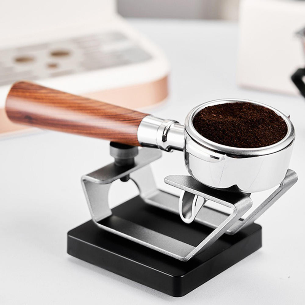 Black/ Coffee Electronic Scale Weighing Stand Light Weight Iron Espresso Machine Handle Holder Weighing Stand for Coffee. 