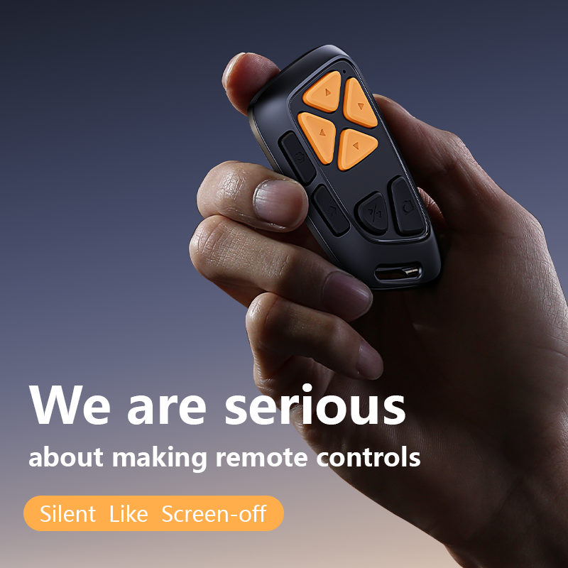 Bluetooth uzaktan kumanda, iPhone iPad Android için Bluetooth kaydırma sayfası Turner, kamera deklanşör uzaktan kumanda