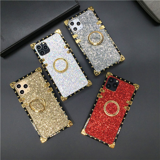 Luxury Bling Glitter Sequins Cover Soft Square Phone Case For OPPO A1 PRO A78 A58 A57 A96 A36 A76 A95 A55 A94 A74 A54 A15 A93. 