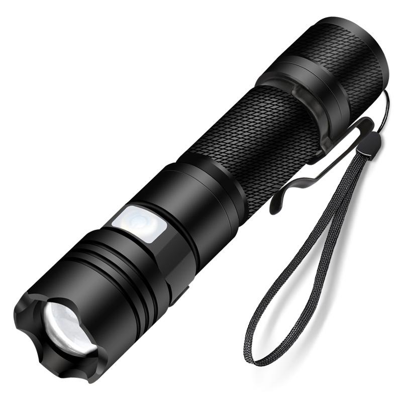 Tactical Flashlight Ultra Bright 800LM 5-mode Zoomable LED Torch Light. 
