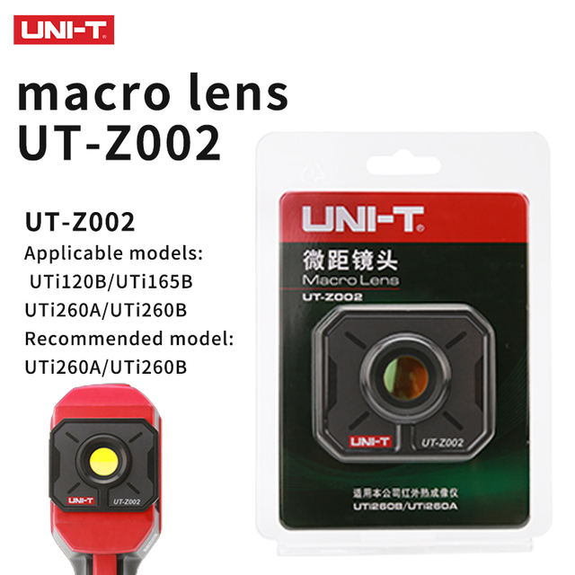 UNI-T thermal imager with high-precision macro lens. 
