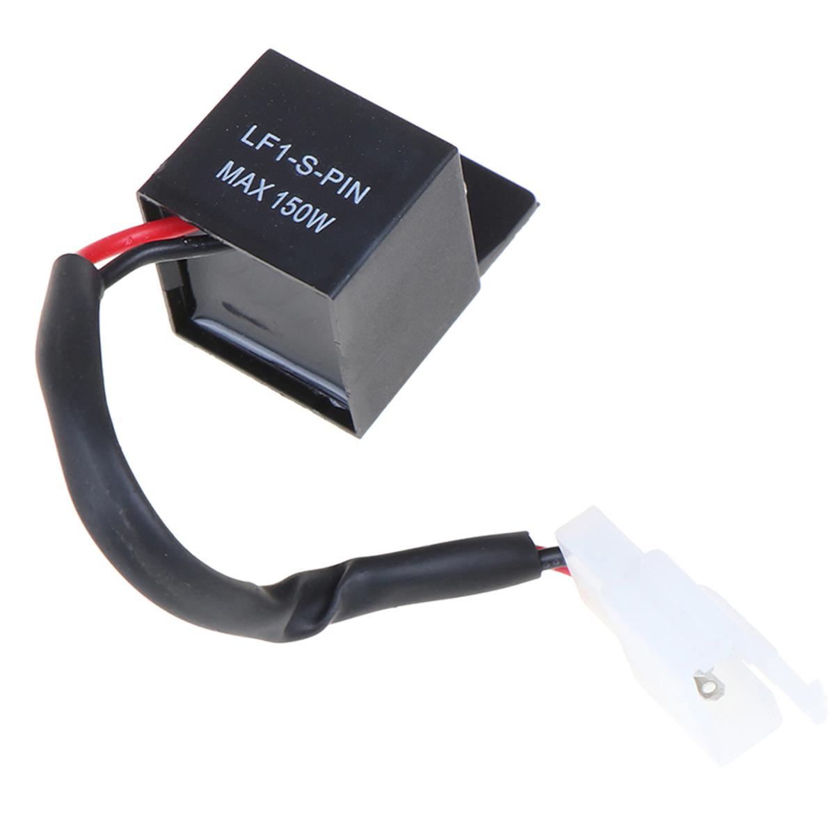 2 Pin 12V LED Turn Light Flasher Motorcycles Blinker Relay Signal Rate Control