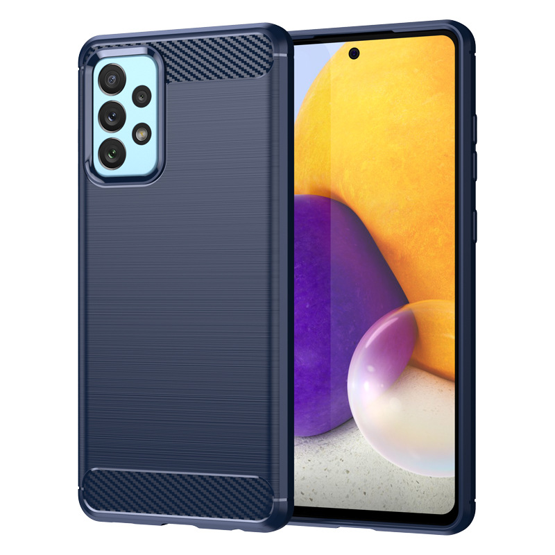 Applicable to Samsung GalaxyA72 5G Phone Case Samsung A72 Fiber Drop-Resistant Protective Cover Soft Case. 