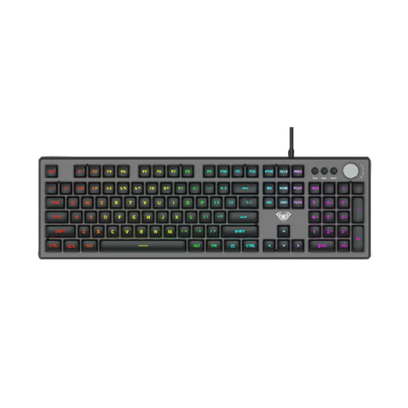 AULA F2028 RAINBOW WIRED GAMING KEYBOARD. 