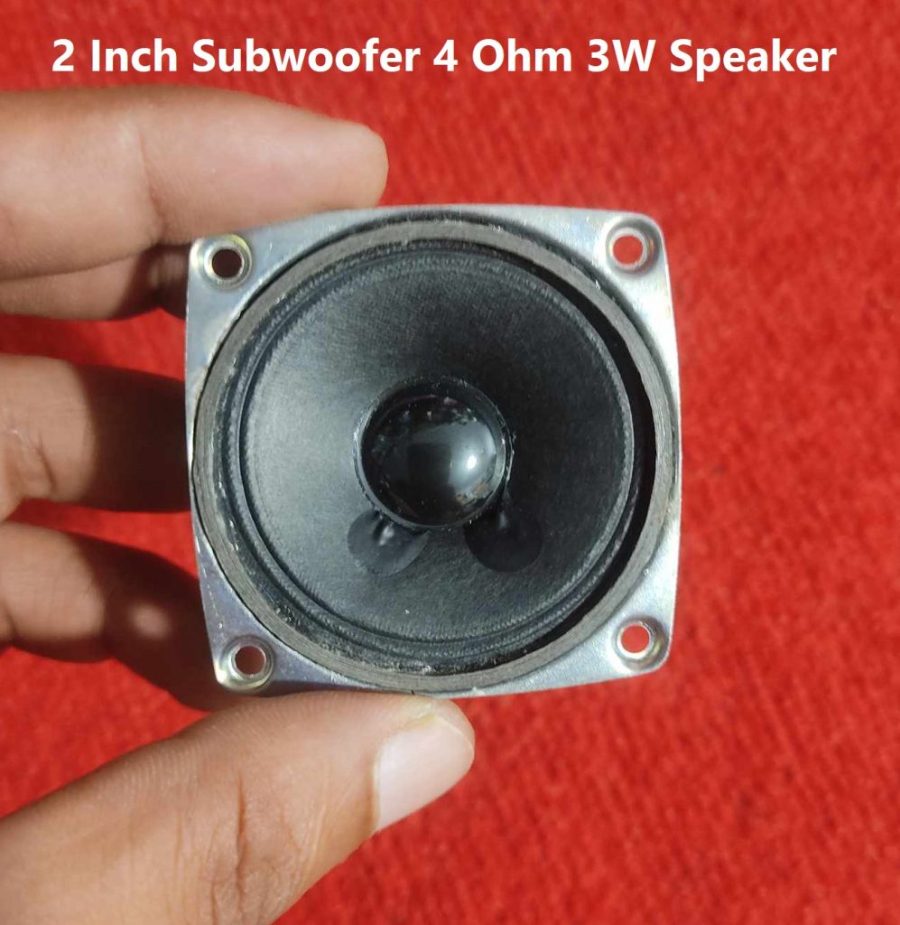2Pcs- H F 2 Inch Speaker 4 Ohm Audio Amplifiers Speaker 4 Ohm Speaker 2 Inch Subwoofer 4 Ohm 3W Speakers 50mm Speaker Audio Speaker 3W Subwoofer Amplifier Speaker 3W Bluetooth Speaker. 