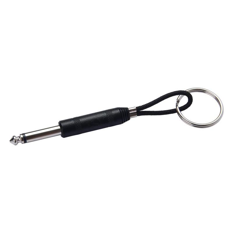 4Pcs Guitar Plug Keychain for Marshall Amp Key Holder,for Fender Jack Holder,for Marshall Jack Key Holder,Black. 