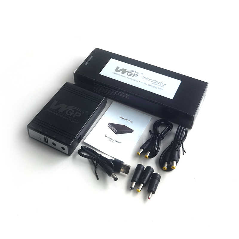 Mini UPS for WiFi Router 10400mAh - WGP Updated Version Backup Power Supply for Routers, ONUs & Modems | 12V/9V/5V Multi-Voltage Battery Backup for Uninterrupted WiFi, Ideal for Home & Office | High-Capacity, Reliable Mini UPS for Router & WiFi Devices -. 