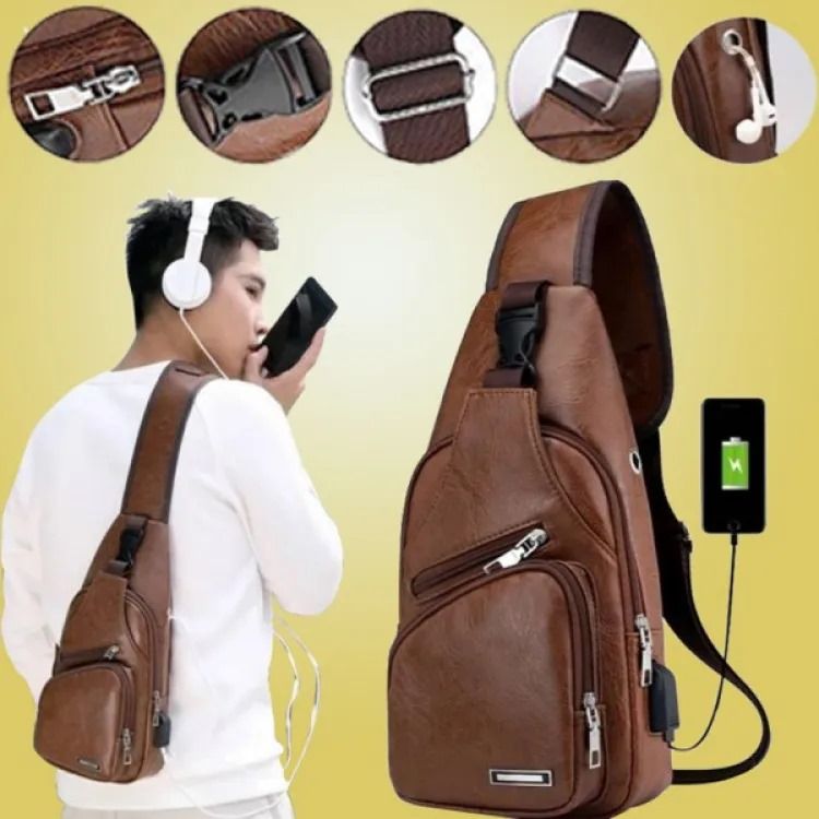 SL Discount shop Unisex Crossbody Fashion Backpacks Leather bag