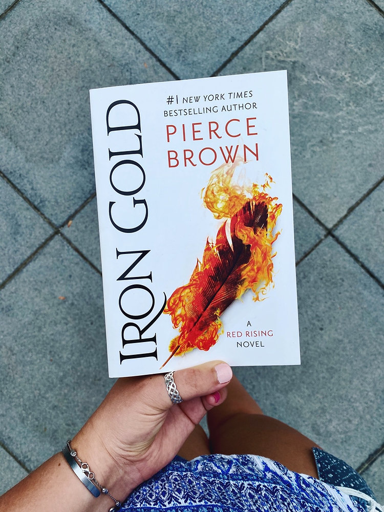 Iron Gold  (  Red Rising Saga #4  )  by Pierce Brown  (  Premium Paper and Matte Cover  ). 
