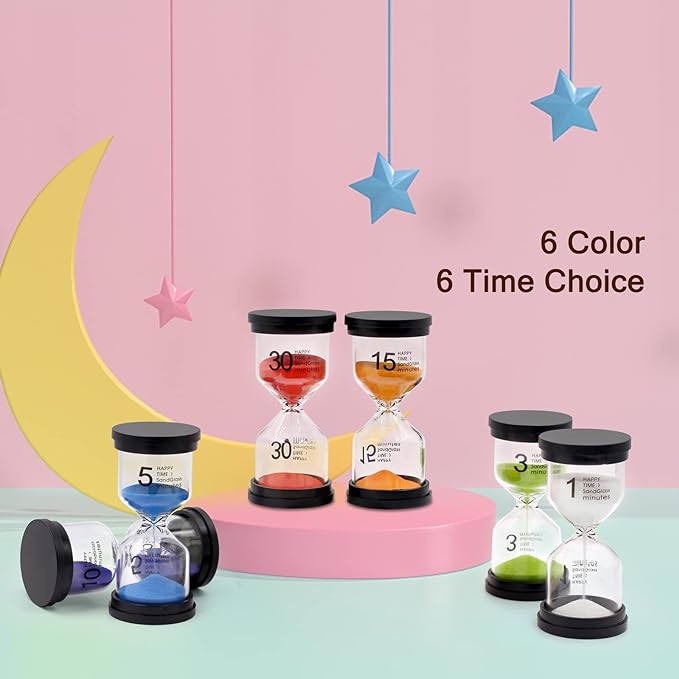 Sand Timer 10 Minute Hourglass Timer Hourglass Sand Timers, Sand Timer Plastic Sandglass Timer Colorful Hourglass Timer Sand Clock Timer. 