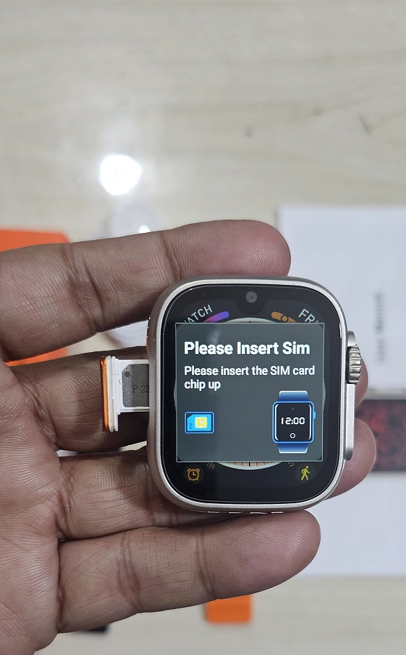 S9 Ultra 5G Video Calling Android Smart Watch 4GB RAM 64GB ROM Dual Camera. 
