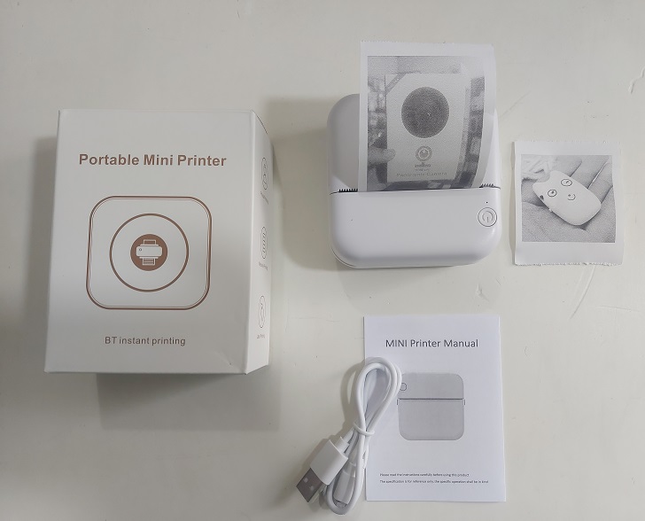 MX06 Bluetooth instant Printer Portable Mini Pinter. 