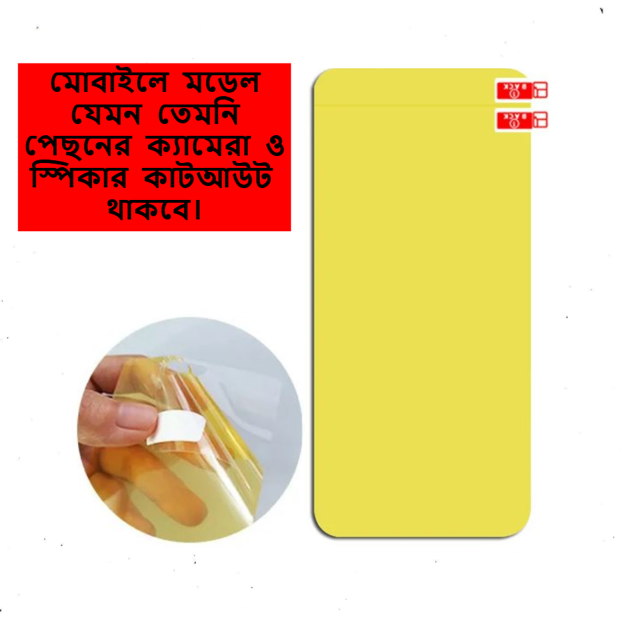 For Google Pixel 7 Pro Backpoly Transparent Sticker Hydrogel Back Poly Ultra Slim Protector for Mobile. 