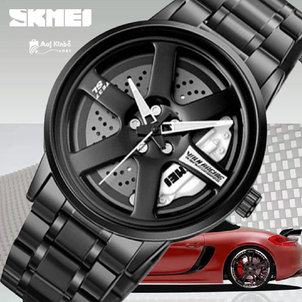 Skmei 1787 Rotation Wheel Creative Fashion Men Stainless Steel Watch Watch -Lamon - Watch | Daraz.com.bd
