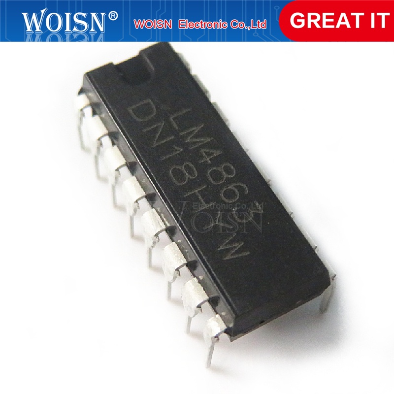 10pcs/lot LM4863D LM4863N LM4863P LM4863 DIP16 Two-way audio amplifier IC In Stock